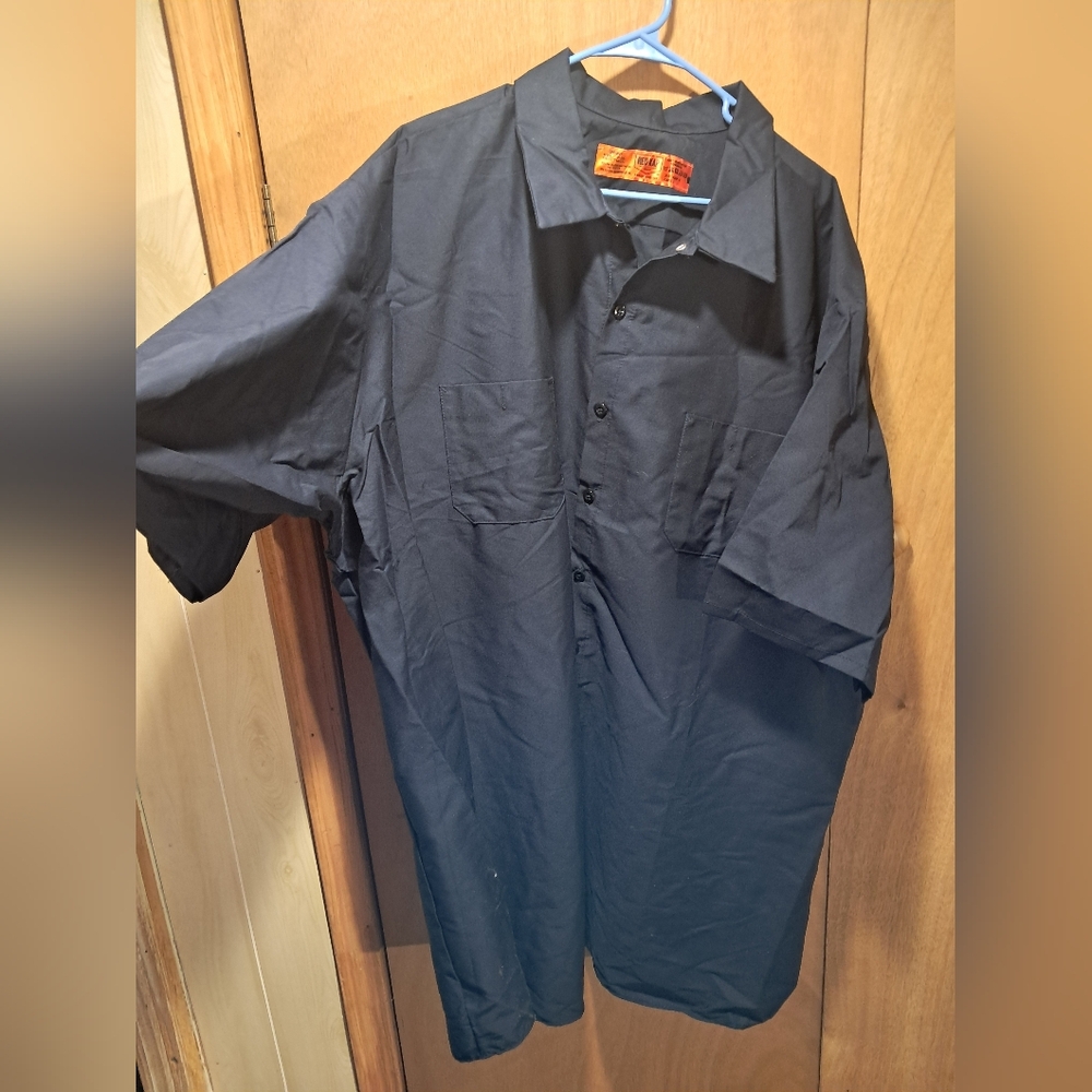 Classic Black Men's Button Down Shirt